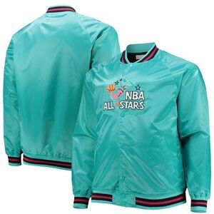NBA 96 All Star Jacket Mitchell Ness Hardwood Classic Sz 2XL Basketball Jalapeño